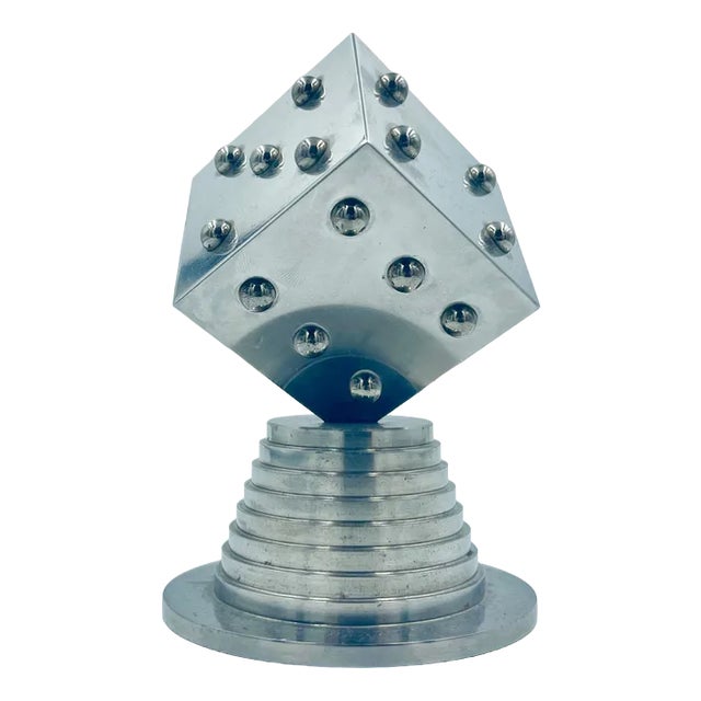 Art Deco Dice Paperweight, 1960s For Sale