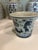 Ceramic Vintage Blue and White Koi Fish Ceramic Cachepot Planter For Sale - Image 7 of 7
