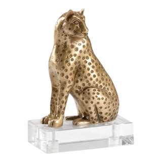 Wildwood Brass Kat Sculpture For Sale
