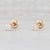 0.47ctw Diamond Stud Earrings 14k Yellow Gold Solitaire Round Pierced - 2 Pieces For Sale - Image 4 of 6