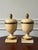 This pair of lidded urn style vases were found at an estate of a longtime Washingtonian who spent years working with...