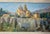 Spanish Vintage Original Segovia Spain Cityscape Expressive Artur Wasner Oil Painting For Sale - Image 3 of 14