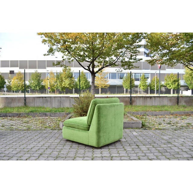 Vintage Modular Lime Green Sectional Sofa from Lübke & Rolf, 1970s, Set of 6 For Sale - Image 10 of 18