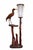 Wood Vintage Wooden Lamp with Bird by Aldo Tura, Italy, 1950s For Sale - Image 7 of 7