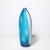 Mid-Century Hand-Blown Cerulean Blue Murano Glass Vase W/ Battuto Texturing For Sale - Image 10 of 16