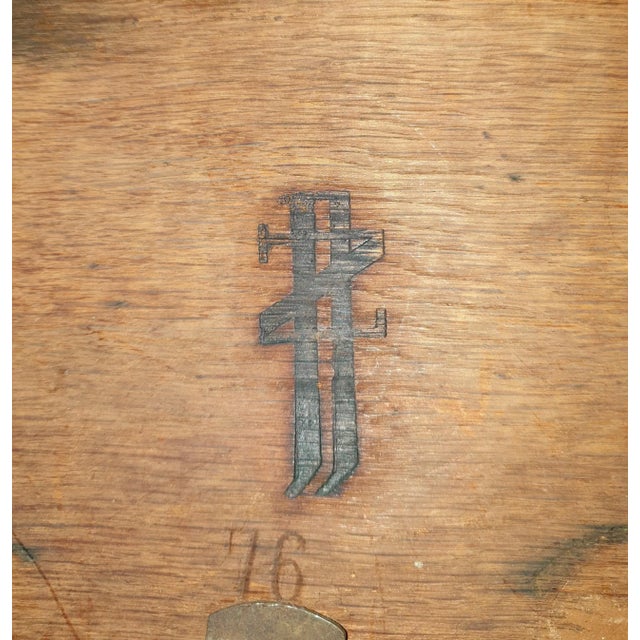 1920s Amsterdam School Side Tables by J.J. Zijfers & Co., 1920s, Set of 3 For Sale - Image 5 of 7