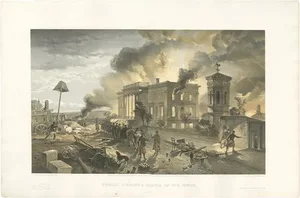 W. Simpson, Public Library & Temple of The Winds, 1855, Paper