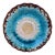 19th Century English Victorian Majolica Sunflower Plate For Sale