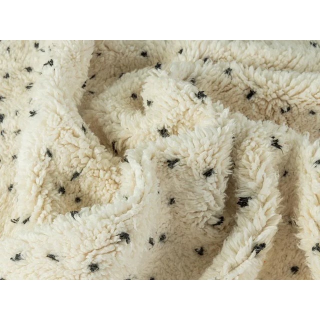 Early 21st Century Tiny Dalmatian Berber Rug, 2010s For Sale - Image 5 of 10