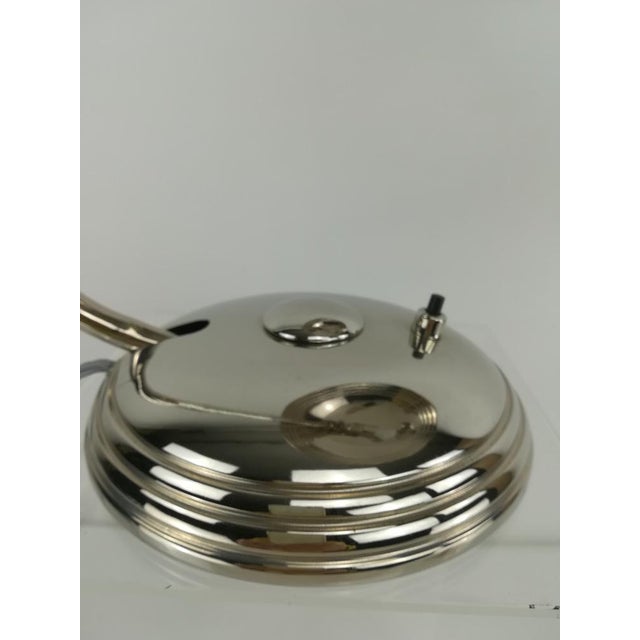 1950s Chrome Plated Table Lamp from Helo Leuchten For Sale - Image 5 of 10