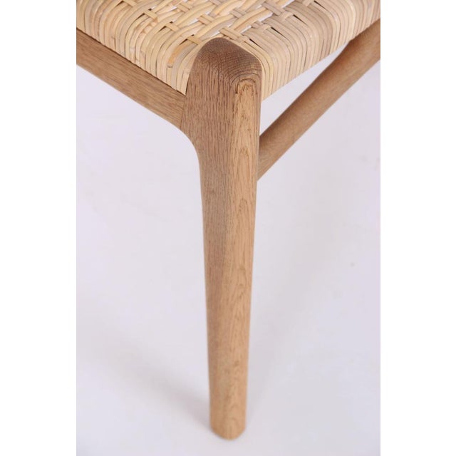 Oak & Wicker Mesh Model Ch31 Dining Chairs by Hans J. Wegner for Carl Hansen & Søn, 1950s, Set of 4 For Sale - Image 10 of 18