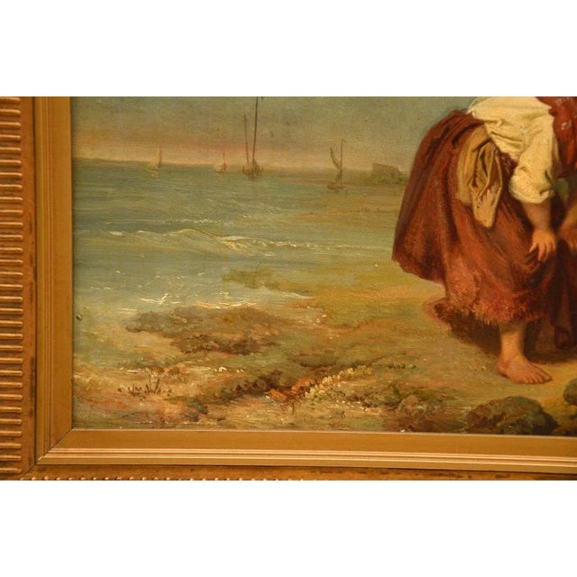 Late 19th Century Jan Fabius, Figurative Scene, 1870, Oil on Canvas, Framed For Sale - Image 5 of 10