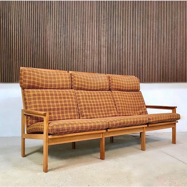 Mid-Century Modern 3-Seater Highback Capella Sofa by Illum Wikkelsø For Sale - Image 3 of 18
