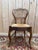 Louis Philippe Walnut Straw Chairs, Set of 6 For Sale - Image 4 of 10