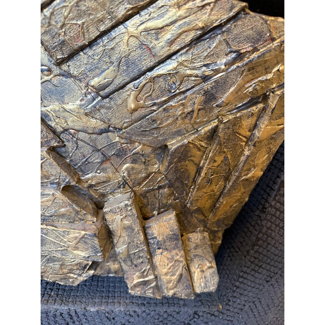 Black Sculptural Wall Art “Cast” by Carol Brookes For Sale - Image 8 of 10