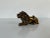 Vintage Bronze Lying Lion Statue Figurine For Sale - Image 9 of 10