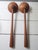 Mid-Century Modern Vintage Danish Modern Teak Signed Nissen Salad Spoons, a Pair For Sale - Image 3 of 5