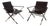 Leather and Chrome-Plated Metal Armchairs, Italy, 1970, Set of 2 For Sale