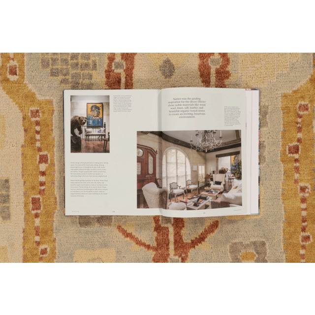 Contemporary Oushak Style Wool Rug in Beige & Brown, by Rug & Kilim, India For Sale - Image 9 of 10