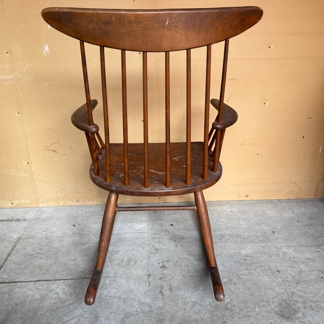 Conant Ball Mid Century Wood Rocking Chair For Sale In Seattle - Image 6 of 12