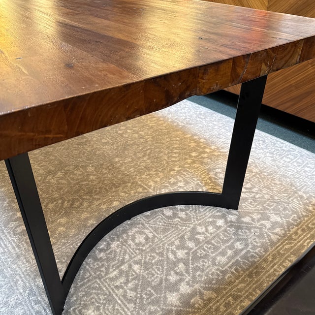 Sobu Designs Leviathan Smoked Acacia Live Edge Dining Table For Sale - Image 11 of 12