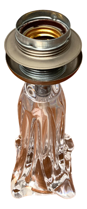 Mid-Century French Glass Table Lamp from Daum, 1960s