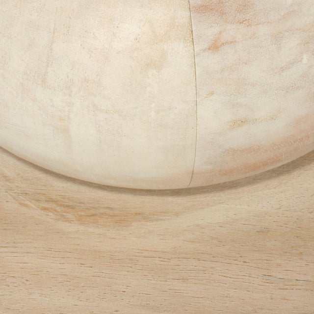 Traditional Augustine Floor Lamp, White Washed Wood For Sale - Image 3 of 4