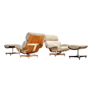 Pair of Mid Century Housemaster Lounge Chairs Attributed to G Plan For Sale