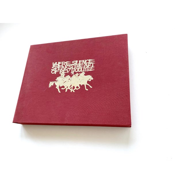 1980s Vintage Bev Doolittle “Where Silence Speaks” Presentation Portfolio Clamshell Box For Sale - Image 5 of 13