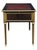 Wood Louis XVI Ebonized Writing Table or Desk With Embossed Leather Top From France For Sale - Image 7 of 16