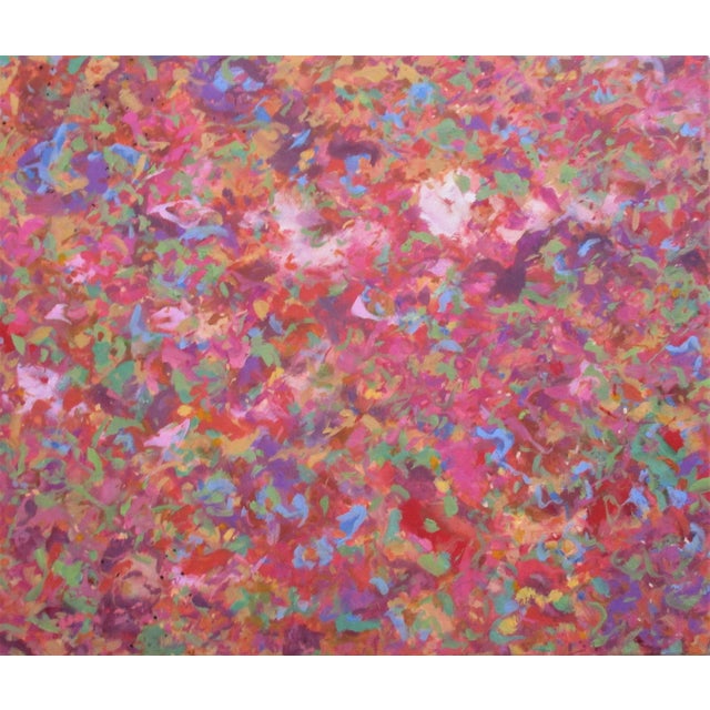 Abstract Phillip Alder "June". Contemporary Abstract Oil Painting 2019 For Sale - Image 3 of 3