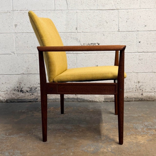 Finn Juhl Model 209 Diplomat Solid Teak Arm Chairs France & Daverkosen, Danish Mid Century Modern - A Pair For Sale - Image 10 of 12