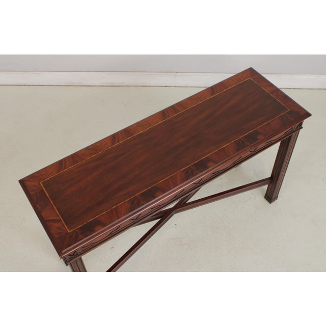 2010s Henkel Harris Model 5721 Mahogany Sofa Table For Sale - Image 5 of 13