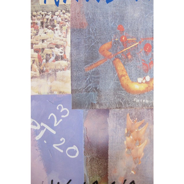 1981 Original Exhibition Poster, Louisiana, by Robert Rauschenberg For Sale - Image 4 of 5