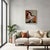 Burgundy Souvenir D’une Harmonie, Abstract Geometric Oil Painting Framed by Sophie Dumont For Sale - Image 8 of 8