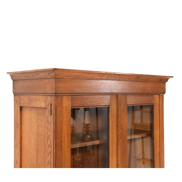 Art Deco Bookcase in Oak, 1920s For Sale - Image 6 of 8