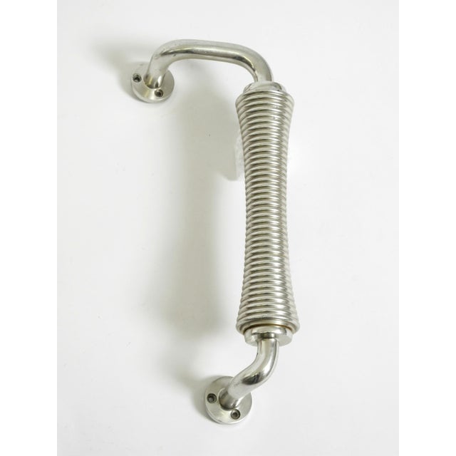 1960s Large Door Handles in Aluminum, 1960s, Set of 4 For Sale - Image 5 of 18
