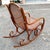 Bentwood and Wicker Rocking Chair from Thonet, 1930s For Sale - Image 10 of 16