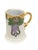 1915 Rosenthal Ceramic Tankard Stein Glass With Gold Rim. Dated on bottom, along with Santa Maria, CA
