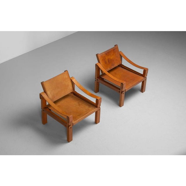 S10 Lounge Chairs by Pierre Chapo, France, 1964, Set of 2 For Sale - Image 6 of 18
