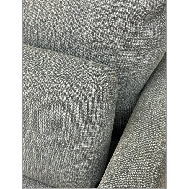 Kravet Designer Blue Denim Lounge Chair For Sale - Image 6 of 8
