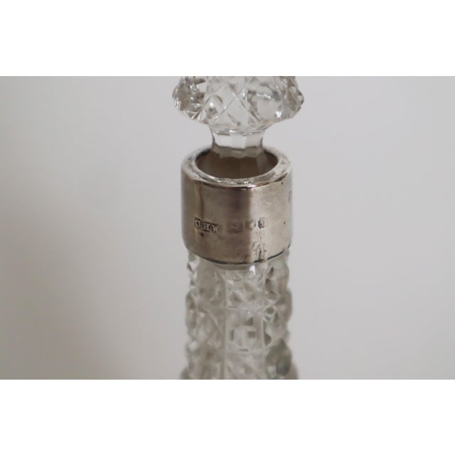 Two perfume bottles. Hallmarked sterling silver. A bottle of London is difficult to read the second time. Flacon 1. 16cm...