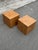 Milo Baughman 1970s Pair of Post-Modern Burled Cube Tables Styled After Milo Baughman For Sale - Image 4 of 12