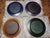 Rare 1969-1970 Daum France Pâte-De-Verre "Four Seasons" Plates by Raymond Corbin - Set of 4 1969-1970 Cobalt Blue/Amethyst Purple/Amber/Emerald Green For Sale In Los Angeles - Image 6 of 12