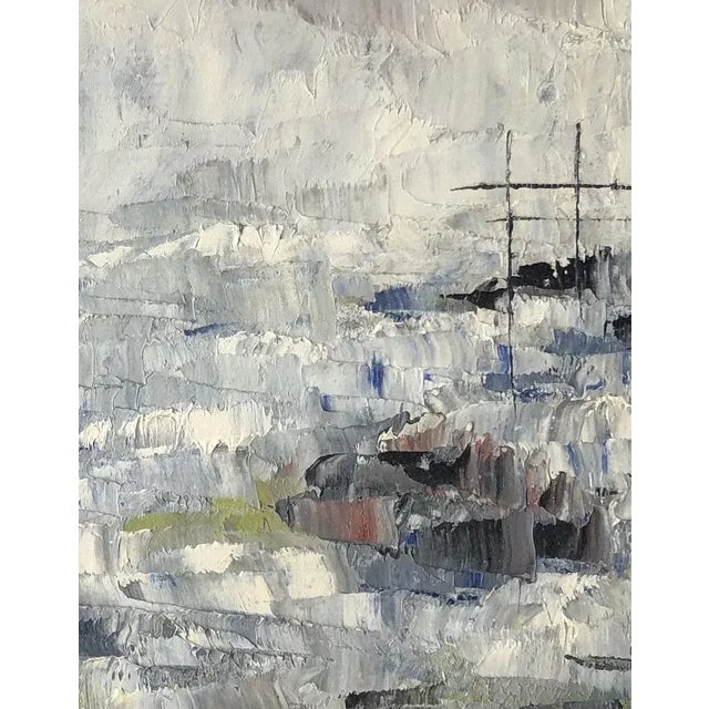 Gilles Berger, Paysage lacustre, 1932, Oil on Canvas For Sale - Image 4 of 8