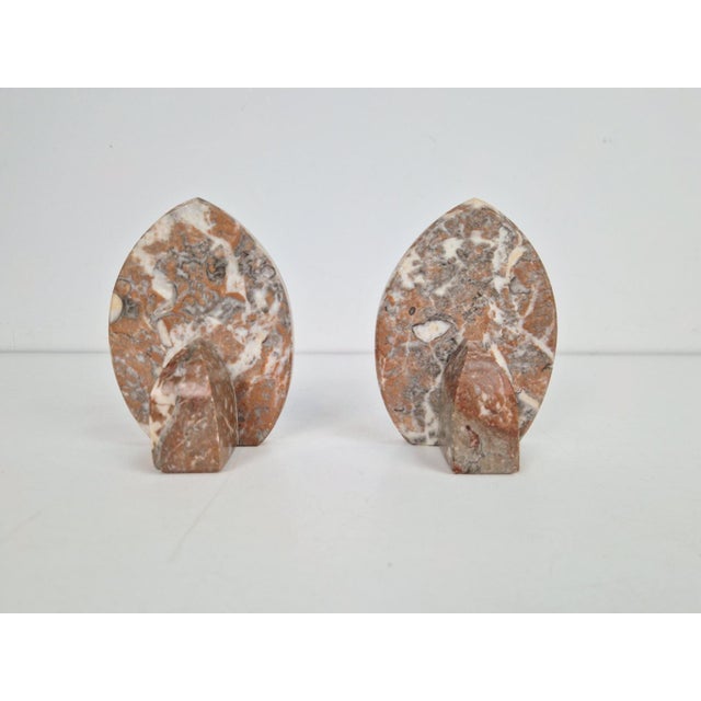 Vintage Art Deco Marble Bookends, France, 1930s, Set of 2 For Sale - Image 9 of 9