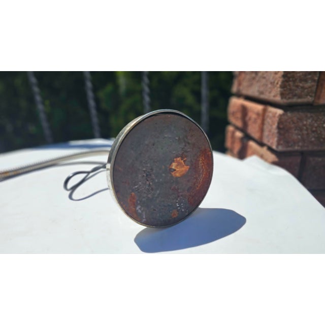 Art Deco Wall Lamp in Brass and Chrome, 1920s For Sale - Image 10 of 11