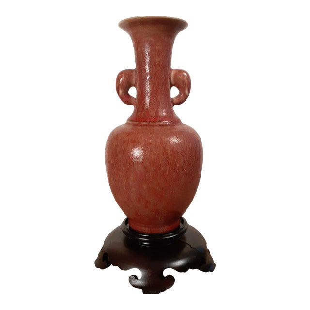 Early 20th Century Chinese Porcelain Flambe Fengweizun For Sale