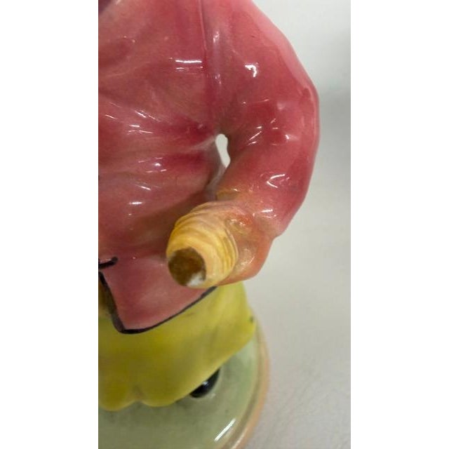 Brad Keeler Art Pottery Ceramic Figurine 601 Asian Boy in Robe With Fish 5025b For Sale - Image 15 of 15