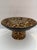 Postmodern Vintage Studio Pottery Pedestal Bowl With Tribal Geometric Motif For Sale - Image 3 of 7